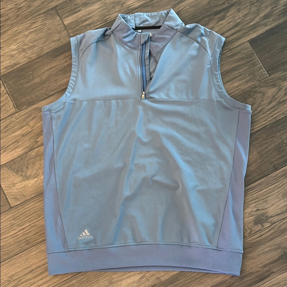 Adidas Golf Blue Sleeveless Pullover